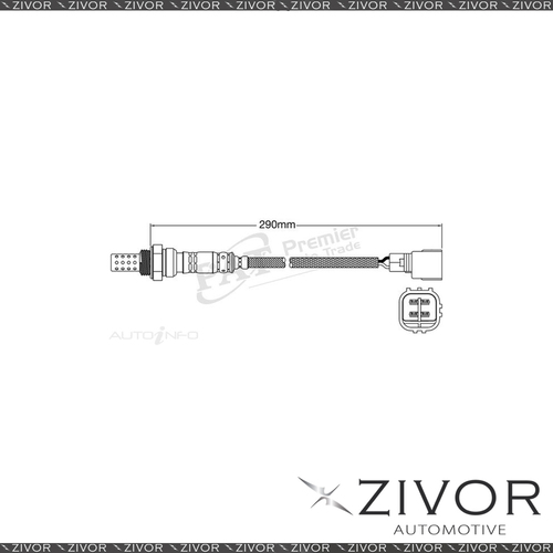 New NGK Post Catalytic Oxygen Sensor For Toyota Tarago ACR50 2.4 2AZ-FE 4 Cyl