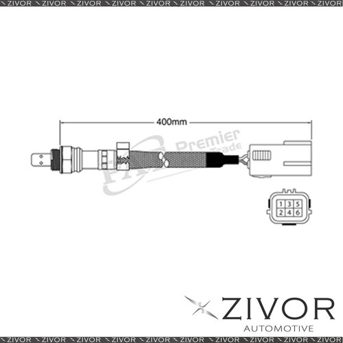 Pre-Catalytic Oxygen Sensor For Mazda 3 2.0 Dir. Inj. PE-VPS Skyactive 4 Cyl