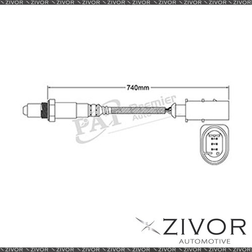 Pre-Catalytic Oxygen Sensor For Mercedes Benz CLA200 CDI / d X117 4 Cyl M651.930