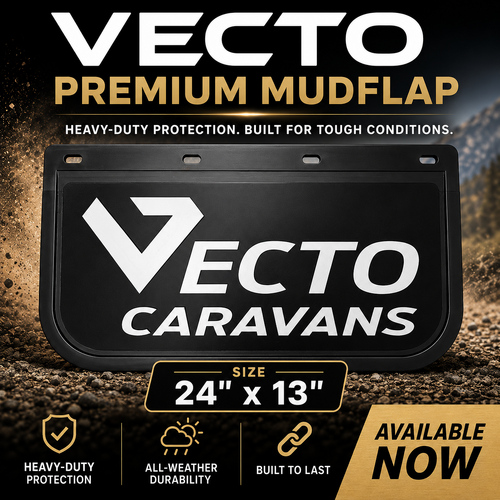 Heavy Duty Mudflap 24x13"(610x330mm) For Truck 4x4 4WD Caravan Trailer #VECTO