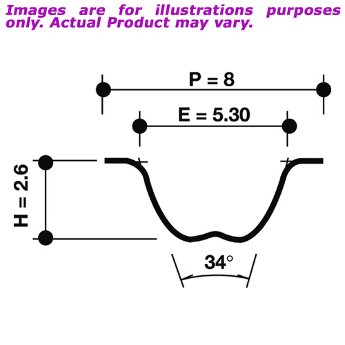New DAYCO Timing Belt For Abarth 124 94709