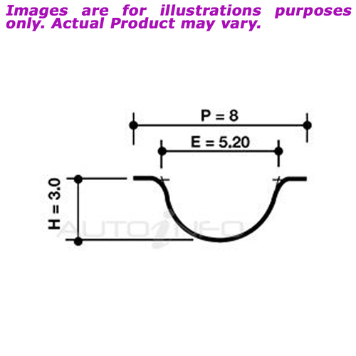 New DAYCO Timing Belt For Subaru Forester 94866