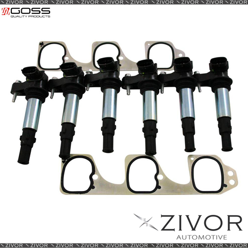 New GOSS (C431M) Ignition Coil To Fit Set - Holden (GIC302 6 Pack)