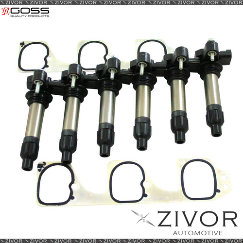 New GOSS (C433M) Ignition Coil Kit To Fit Holden (6 Pack)