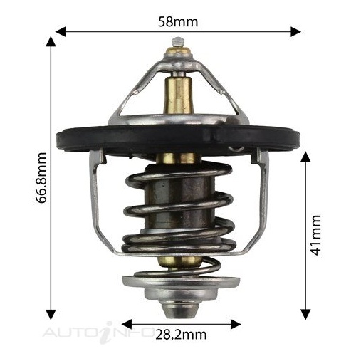 New DAYCO Thermostat 58mm  Dia 82C For Hyundai Elantra DT131A