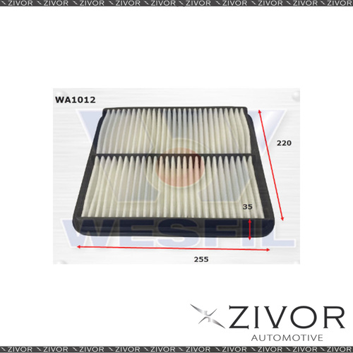 New Wesfil Air Filter For Daewoo Leganza 2.0L 07/97-1999 - WA1012