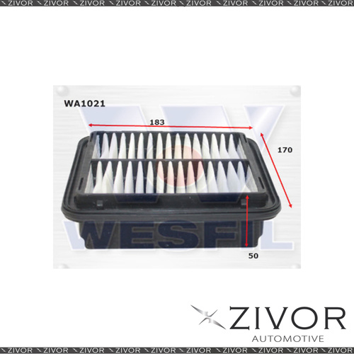 New Wesfil Air Filter For Daihatsu Cuore 1.0L 2000-2003 - WA1021