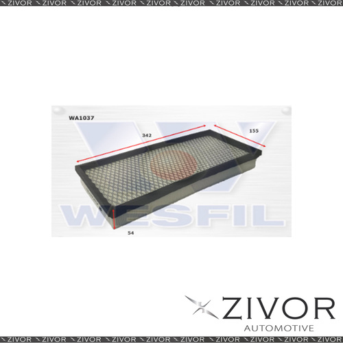 New Wesfil Air Filter For Jeep Wrangler 4.0L 10/96-02/07 - WA1037