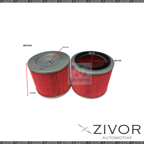 New Wesfil Air Filter For Kia Ceres 2.4L D 02/97-05/00 - WA1044