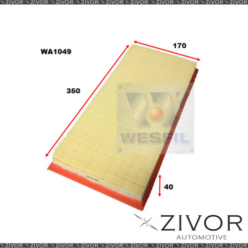 New WESFIL Air Filter For Volvo V40 1.8L 1996-03/01 - WA1049