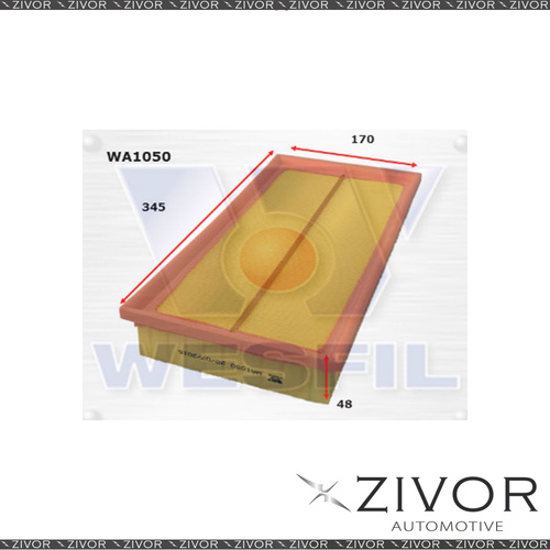 New WESFIL Air Filter For Volvo V40 1.9L T4 09/97-05/03 - WA1050