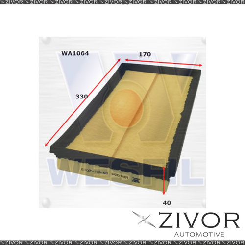 Wesfil Air Filter For Kia Mentor 1.5L 05/98-06/00 - WA1064 *By Zivor*