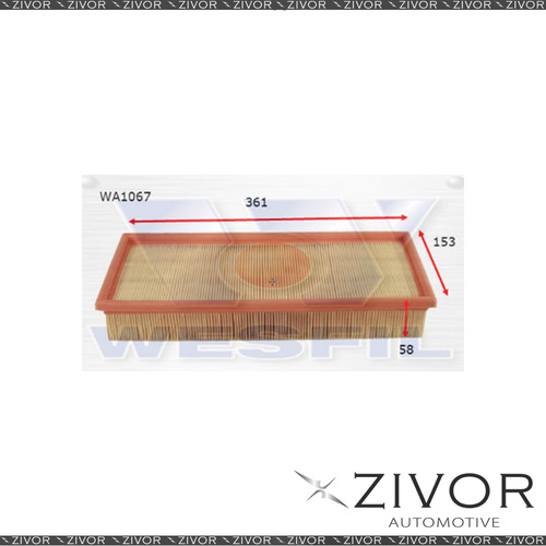 New WESFIL Air Filter For Mercedes Benz S320 3.2L 09/93-04/99 - WA1067