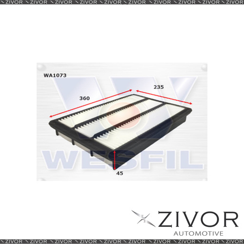 Wesfil Air Filter For Mitsubishi Pajero 2.8L TD 05/00-03/02 - WA1073 *By Zivor*