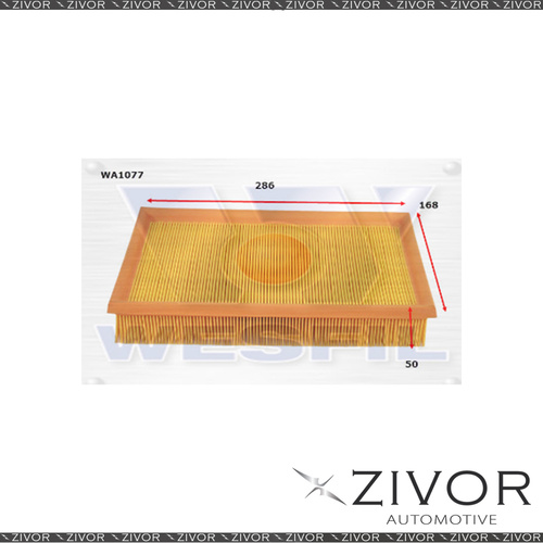 New WESFIL Air Filter For Mercedes Benz 190E 2.3L 12/84-1989 - WA1077