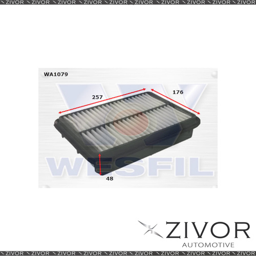 Wesfil Air Filter For Hyundai Santa Fe 2.7L V6 11/00-2006 - WA1079 *By Zivor*