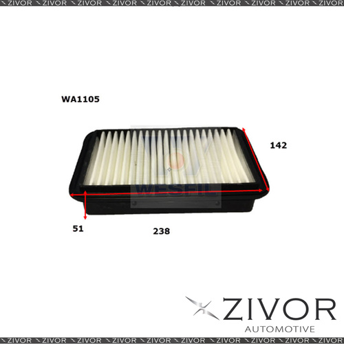 Wesfil Air Filter For Suzuki Carry Van 1.3L 05/99-2005 - WA1105 *By Zivor*