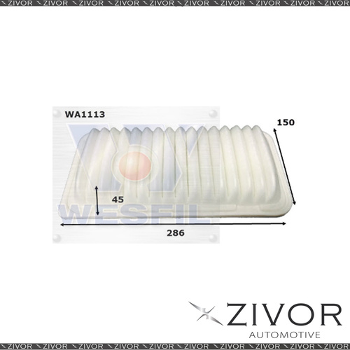 Wesfil Air Filter For Subaru BRZ 2.0L 06/12-09/16 - WA1113 *By Zivor*