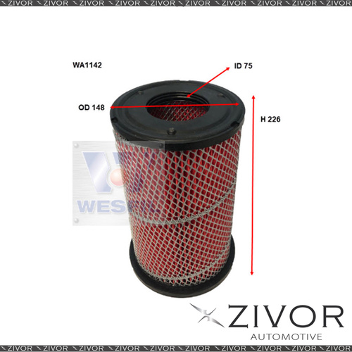 New WESFIL Air Filter For Nissan Navara 2.5L TD 02/08-on - WA1142