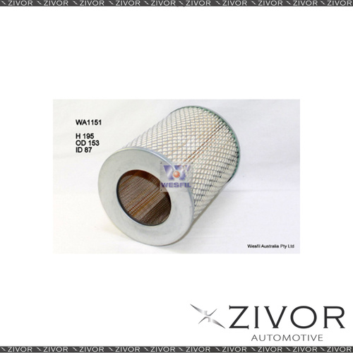 Wesfil Air Filter For Toyota Imported Light Commercial  - WA1151 *By Zivor*