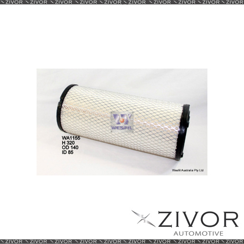 Wesfil Air Filter For Case Radial Seal closed one end  - WA1155  *By Zivor*