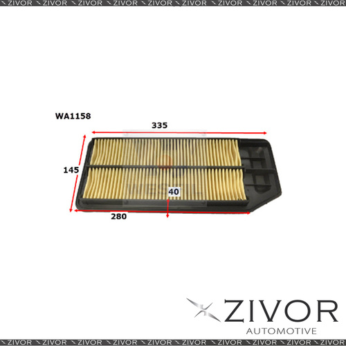 Wesfil Air Filter For Honda Accord Euro 2.4L 06/03-05/08 - WA1158 *By Zivor*