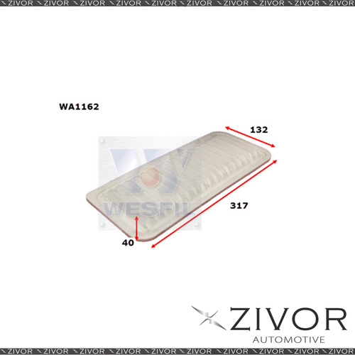 Wesfil Air Filter For Daihatsu YRV 1.3L 07/01-01/05 - WA1162 *By Zivor*