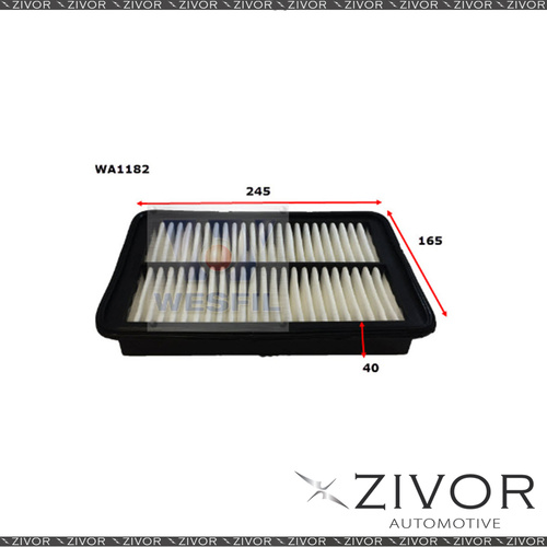 Wesfil Air Filter For Ford Econovan 2.0L 03/03-07/06 - WA1182 *By Zivor*