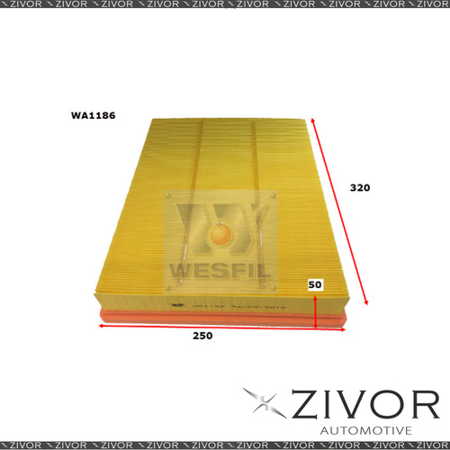 Wesfil Air Filter For Holden Vectra 3.2L V6 03/03-2005 - WA1186 *By Zivor*