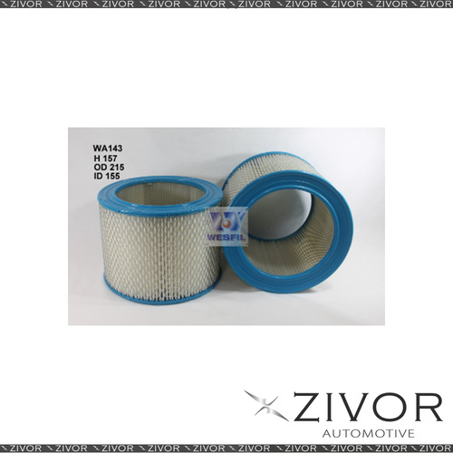 New WESFIL Air Filter For Bedford 214Ci, 300Ci, 4.2L, 5.0L V8 1957-1982 - WA143