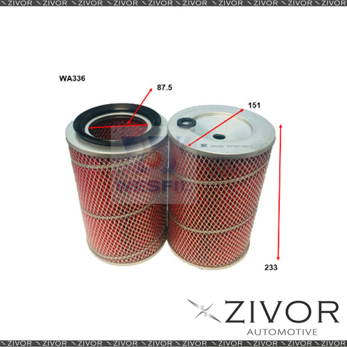 Wesfil Air Filter For Nissan Cabstar 3.5L D 05/87-1995 - WA336 *By Zivor*