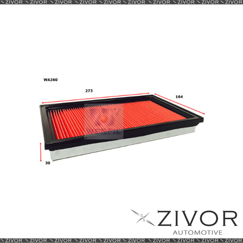 Wesfil Air Filter For Nissan Stagea 2.5L V6 10/01-06/07 - WA360 *By Zivor*