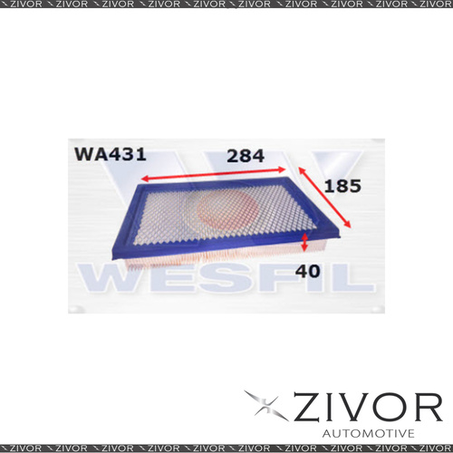New WESFIL Air Filter For Ford Falcon 4.0L 07/91-08/94 - WA431