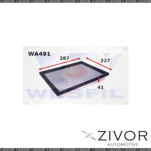 Wesfil Air Filter For Ford Falcon 4.0L 09/98-09/02 - WA491 *By Zivor*