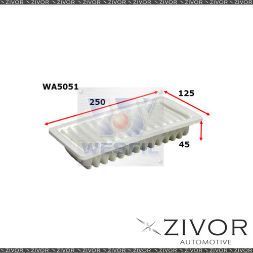 Wesfil Air Filter For Mitsubishi Colt 1.5L 08/06-12/08 - WA5051  *By Zivor*