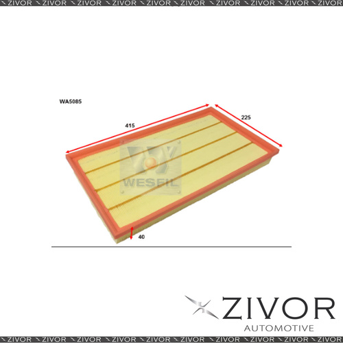 New WESFIL Air Filter For Mercedes Benz Vito 113CDi 2.1L 01/11-06/15 - WA5085