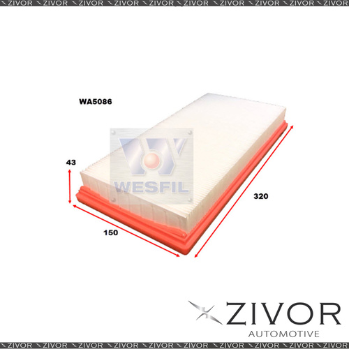 New WESFIL Air Filter For Proton Persona 1.6L 03/08-on - WA5086