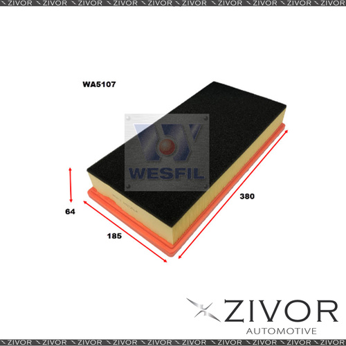 Wesfil Air Filter For Porsche Cayenne 3.6L V6 07/10-on - WA5107 *By Zivor*