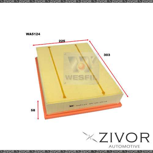 Wesfil Air Filter For Landrover Range Rover Sport 2.7L TDV6 09/05-09/09 - WA5124