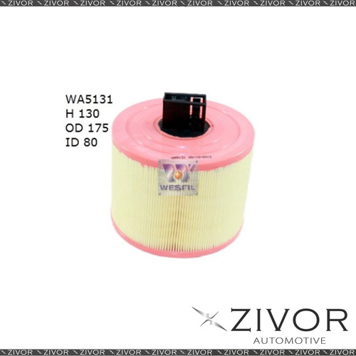 Wesfil Air Filter For BMW 125i 3.0L 05/08-01/15 - WA5131 *By Zivor*