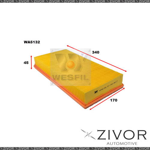 Wesfil Air Filter For Citroen XM 3.0L V6 1997-2000 - WA5132 *By Zivor*