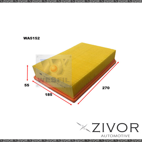 Wesfil Air Filter For Landrover Freelander 2.2L TD4 06/07-on - WA5152 