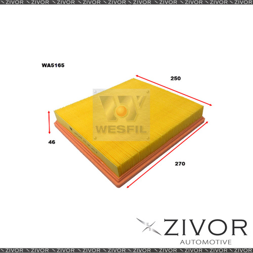 New Wesfil Air Filter For Ford Transit 2.2L TD 10/06-02/12 - WA5165