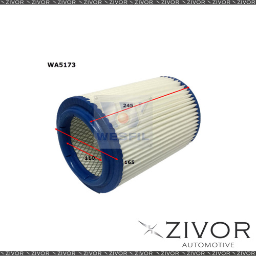 New Wesfil Air Filter For Kia K2900 2.9L CRDi 04/08-01/13 - WA5173