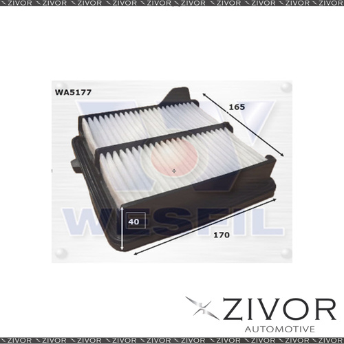 Wesfil Air Filter For Honda Jazz 1.3L 08/08-07/14 - WA5177 *By Zivor*