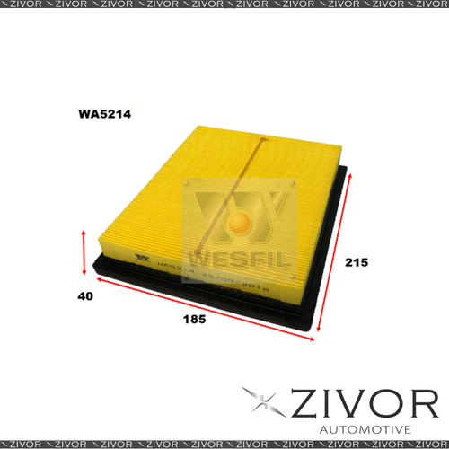 New WESFIL Air Filter For Toyota Corolla 1.8L 06/16-08/18 - WA5214