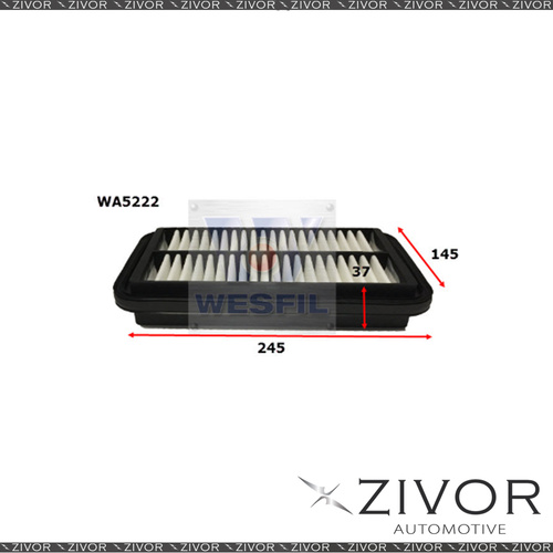 New WESFIL Air Filter For Suzuki Alto 1.0L 07/09-01/15 - WA5222