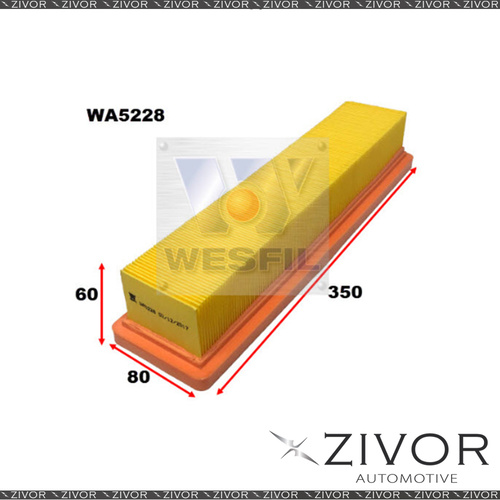 New Wesfil Air Filter For Proton Savvy 1.2L 03/06-08/12 - WA5228