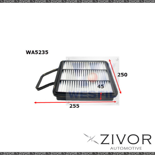 New WESFIL Air Filter For GREAT WALL X200 2.0L TD 02/12-02/16 - WA5235