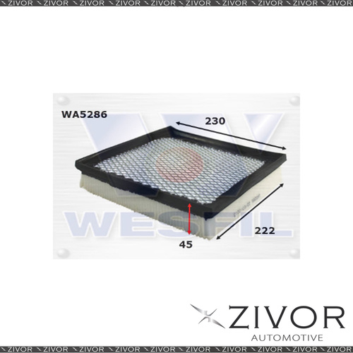 WESFIL Air Filter For Dodge& Dodge USA Journey 3.6L V6 07/13-on - WA5286
